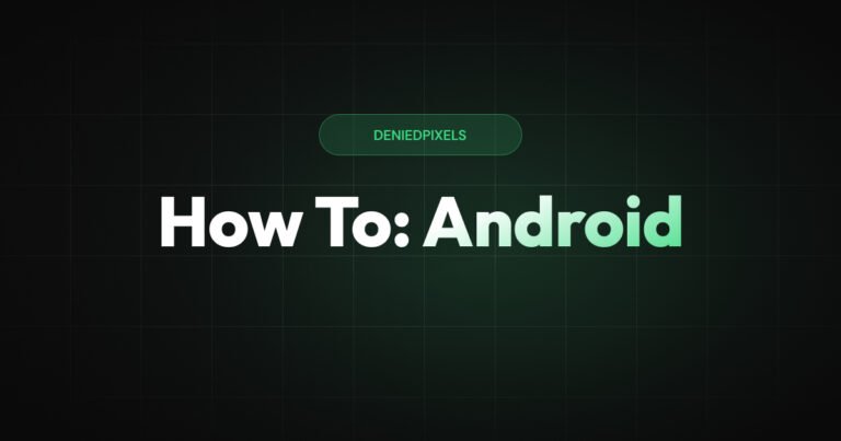DeniedPixels extension installed and running on Android mobile browser